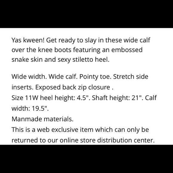 Over the knee - Snakeskins😍 - Picture 8 of 8